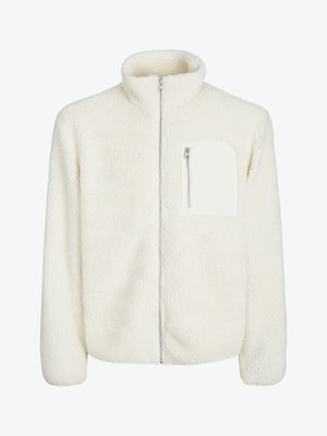 Jack & Jones JJBRADLEY JACKET - Flisinė striukė - cloud dancer