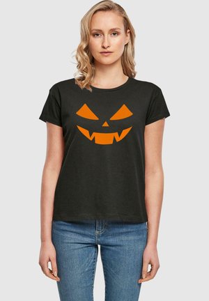 HALLOWEEN-PUMPKIN FACE - Print T-shirt - black
