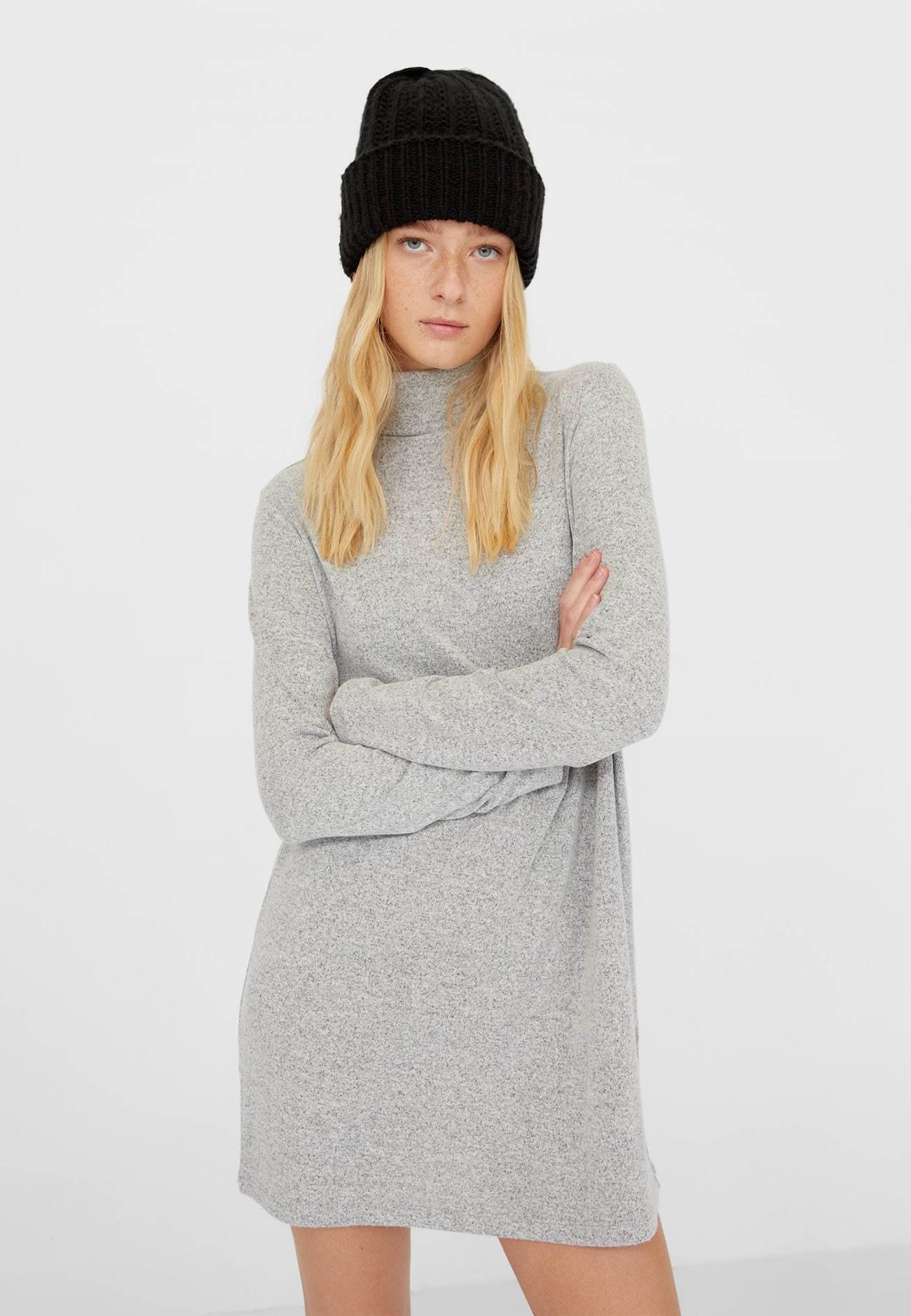 Stradivarius Abito in maglia - light grey/grigio chiaro - Zalando.it