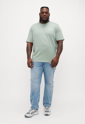 JJBEAU TEE 5 PACK - T-shirt basic - light blue/sky captain/white/black/iceberg green