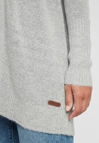 Oxmo OXGISELE - Kardigán - light grey melange