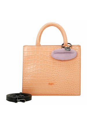 BIG BOXY - Borsa a mano - croco orange tan