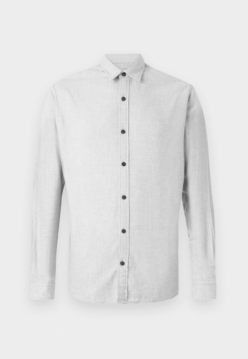 jack & jones Overhemd lichtgrijs gemêleerd