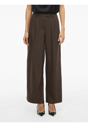 VISIFFE HW WIDE  - NOOS - Pantaloni - coffee bean