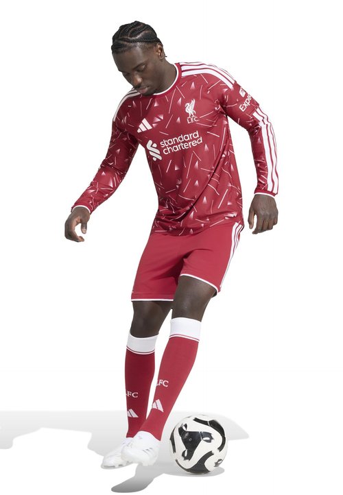 adidas Liverpool FC 26/27 Home Authentic Long Sleeve Asia Sizing 'Active Maroon' — foto 3