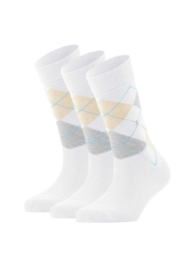 3ER PACK  - Socken - weiß grau beige