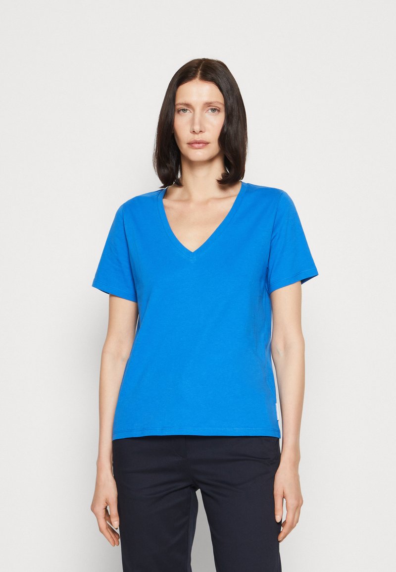 Marc O'Polo DENIM SHORTSLEEVE V NECK BASIC FIT - T-shirt basique ...