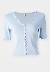 ONLLAILA BUTTON - Osnovna majica kratkih rukava - soft chambray