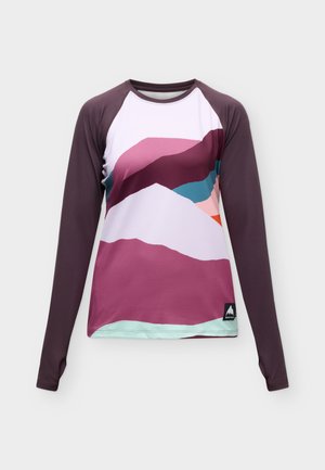Burton, WOMENS ROADIE TECH CREW - Caraco - horizon/bear hug brown