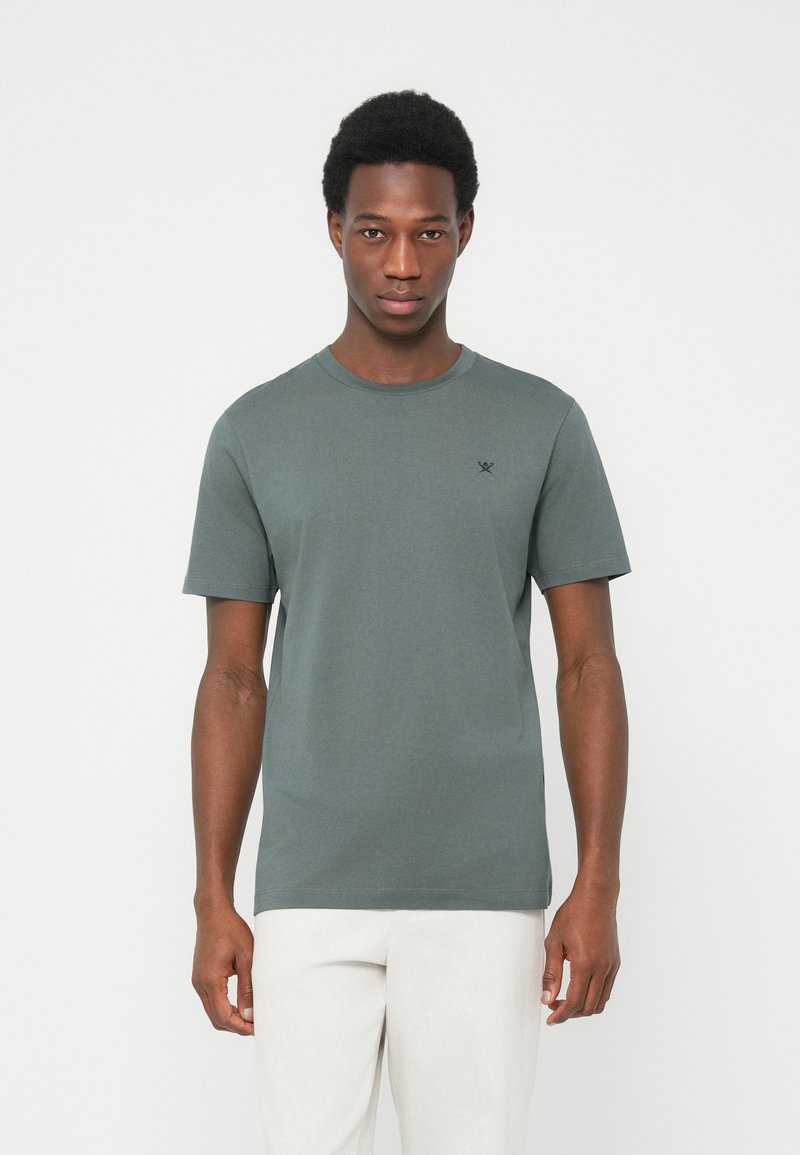 Hackett London T-shirt basic donkerblauw