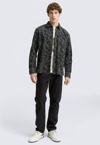 TOM TAILOR DENIM Camisa - night grey big pixel print