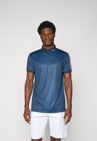 J.LINDEBERG Sports - TOUR TECH PRINT  - Polo shirt - navy Thumbnail Image 1