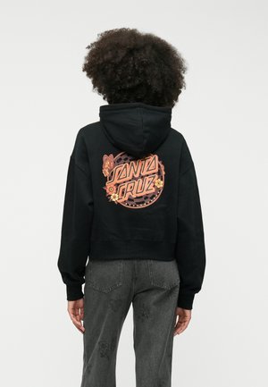 FIELD CHECK HOOD - Melegítőfelső - black