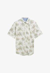 Ausgewählt, off white stripe palm design