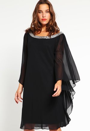 EVOKED VILA VIAVELINE V NECK DRESS - Denní šaty - Birch Pae/modrá
