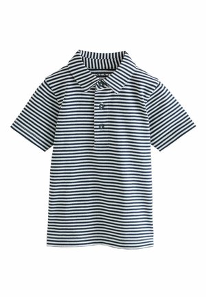 REGULAR FIT - STRIPE SHORT SLEEVE  - Poloshirt - navy white