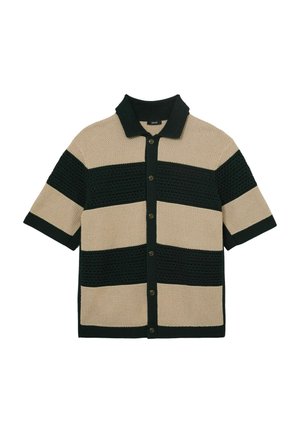 Reiss, Košeľa - dark green camel