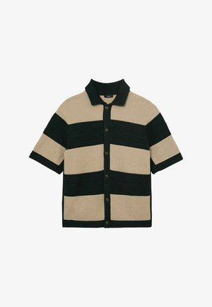 Reiss, Košeľa - dark green camel
