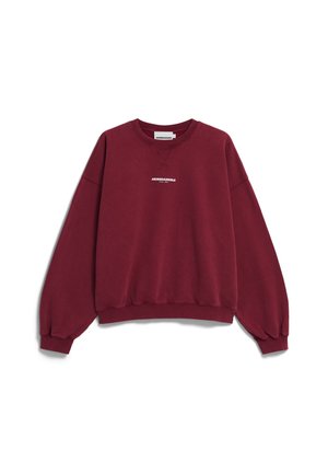 ARMEDANGELS, GMT DYE CREWNECK - Sweatshirt - velvet red