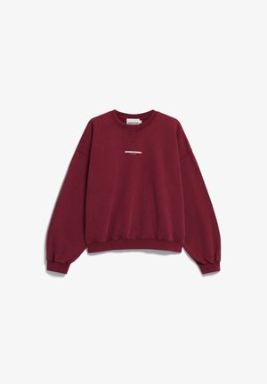 ARMEDANGELS, GMT DYE CREWNECK - Sweatshirt - velvet red