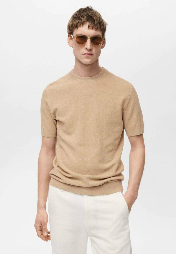 ANDREW - T-Shirt basic - beige