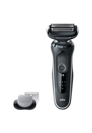 BRAUN ELEKTRISCHER RASIERER - SERIES 5 - 51-W1600S + BODYGROOMER AUFSATZ - SCHWARZ & WEISS - Electric razor - white