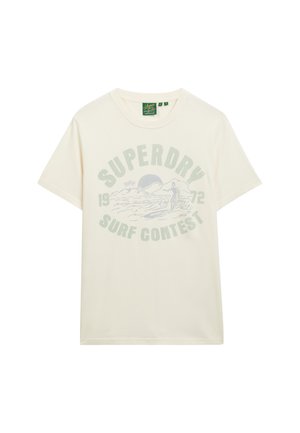 Superdry & Co, LO-FI OUTDOOR - T-shirt imprimé - cream