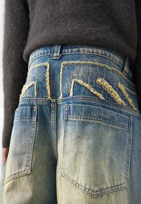 Jaded London UNION JACK COLOSSUS - Calças de ganga folgadas - light wash