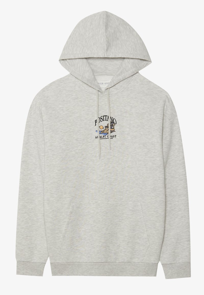 Pier One Hoodie grijs gemêleerd