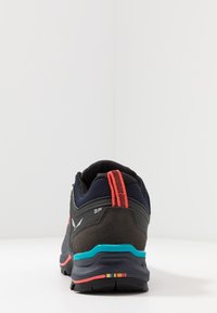 Salewa MOUNTAIN TRAINER LITE - Hiking shoes - premium navy/fluo coral