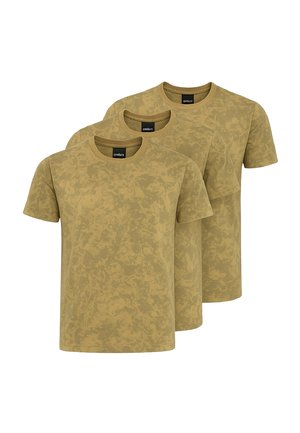 SET OF 3  - T-shirts print - dark green