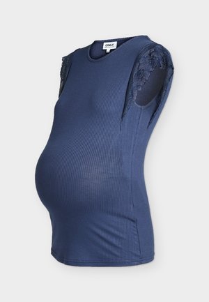 ONLY MATERNITY, LOA - T-shirt basique - medieval blue