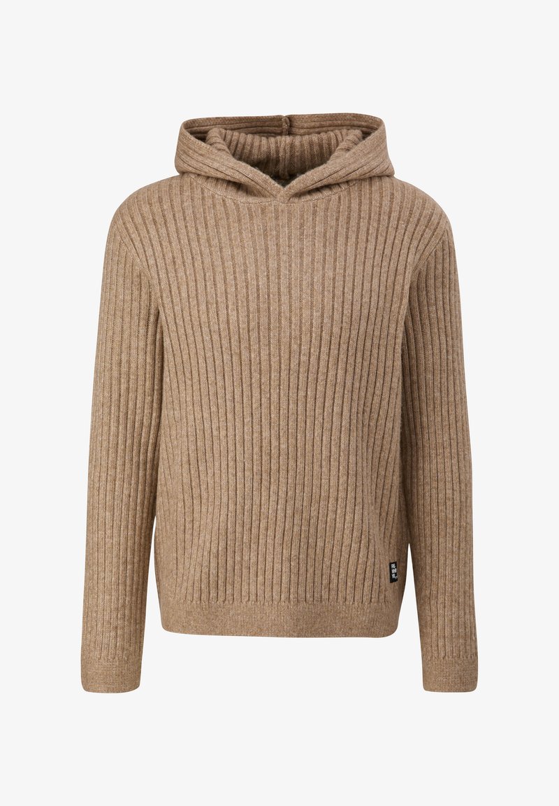 QS Kapuzenpullover - sandfarben
