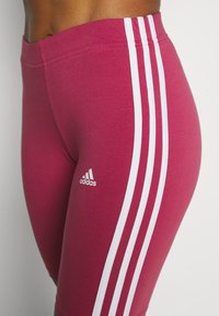 adidas Sportswear ESSENTIALS 3-STRIPES BIKE - Leggings - pink/white