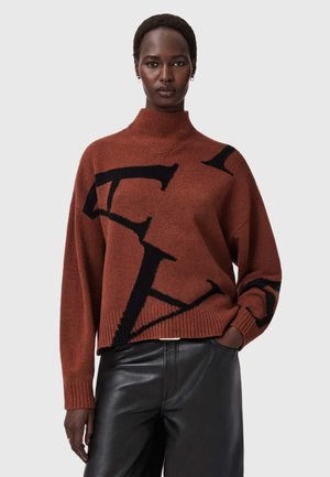 A STAR - Pullover - chestnut brown blk