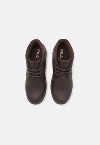 Fila CESANE MID - Stivaletti stringati - coffee bean/taupe gray