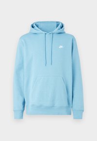 CLUB HOODIE - Collegepaita - denim turq/white