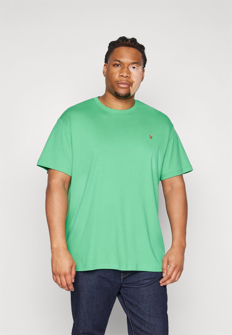Polo Ralph Lauren Big & Tall SOFT COTTON CREWNECK T-SHIRT - Basic póló - classic kelly