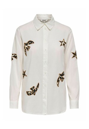 ONLY, SHIRT ONLLUNIO SHIRT - Chemisier - cloud dancer