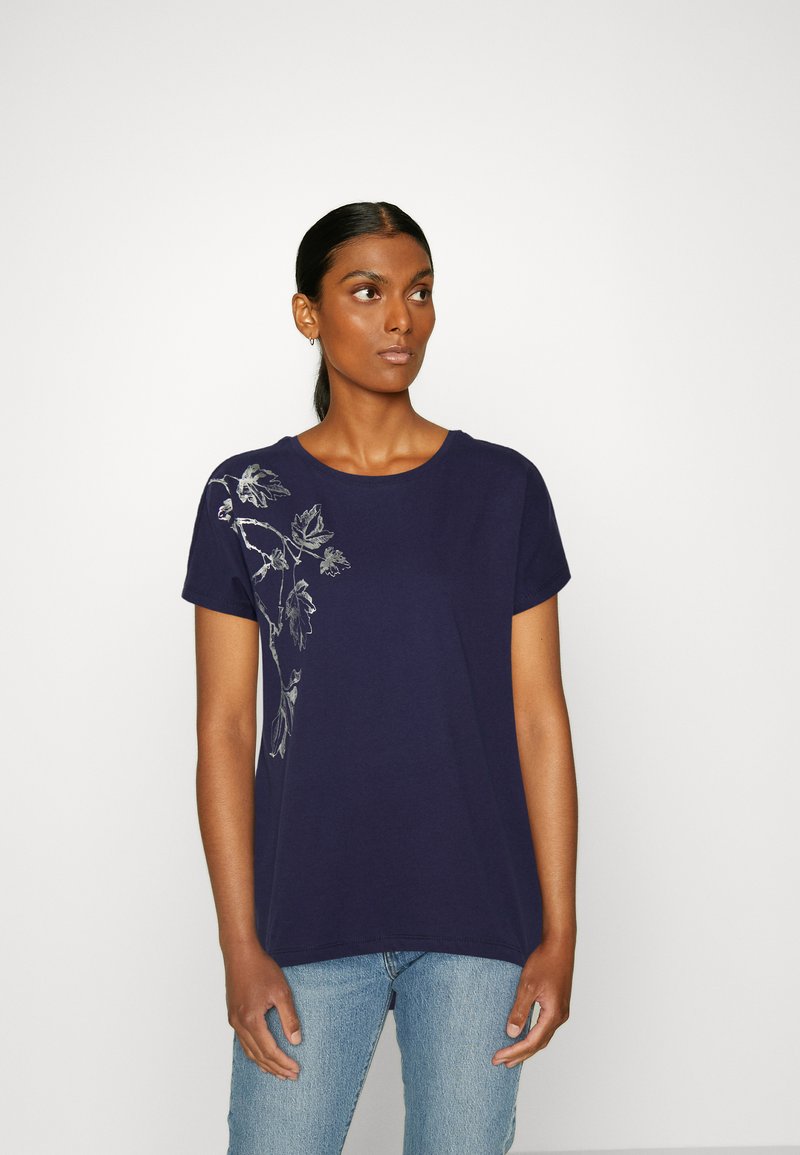 Anna Field TShirt print dark blue/dunkelblau Zalando.de