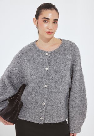 Strickjacke - grey