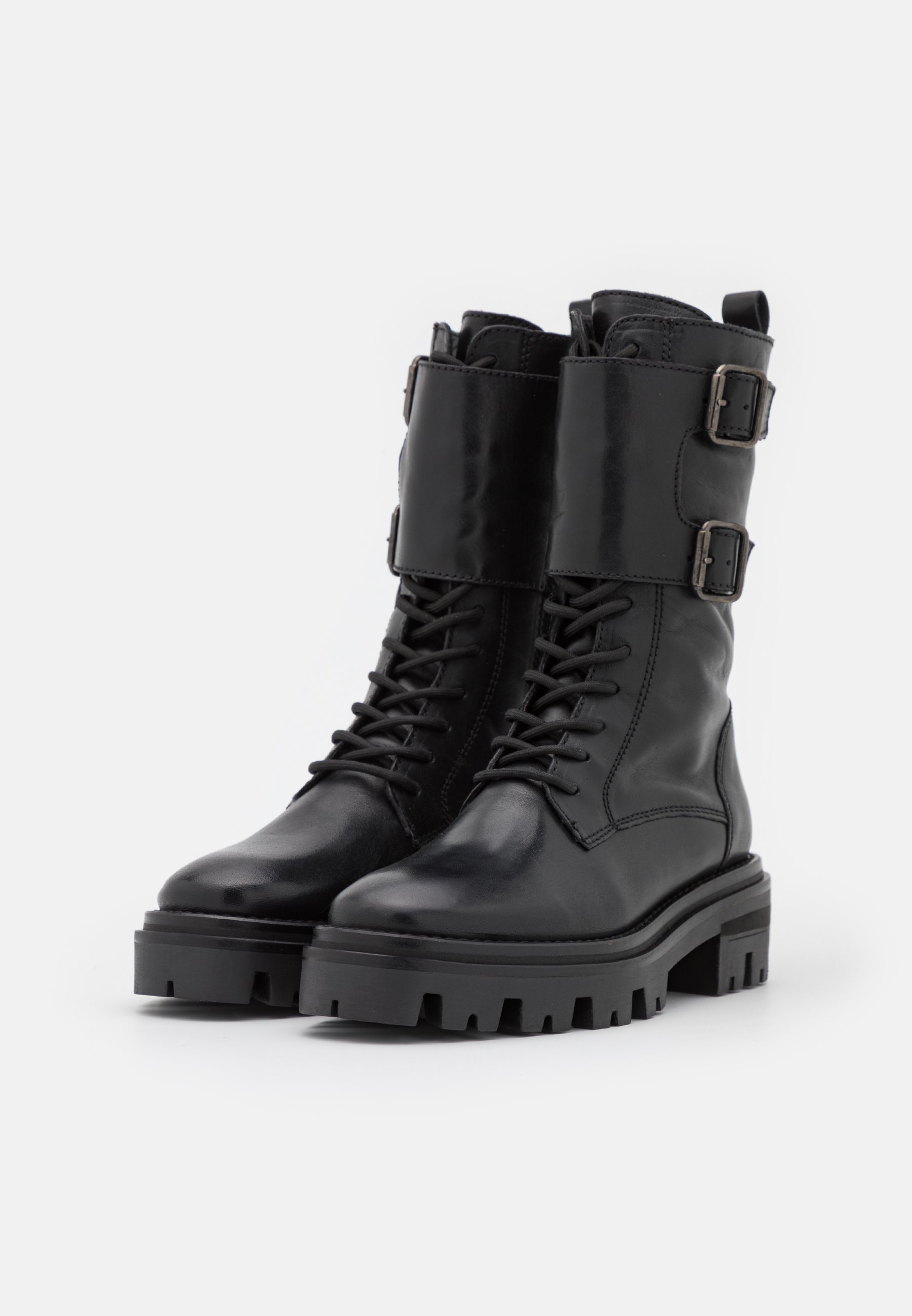 Women MONZA - Lace-up boots - black Women MONZA - Lace-up boots - black