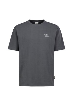Sublevel, SUBLEVEL T-SHIRT MIT STICKEREI - Print T-shirt - dark-grey