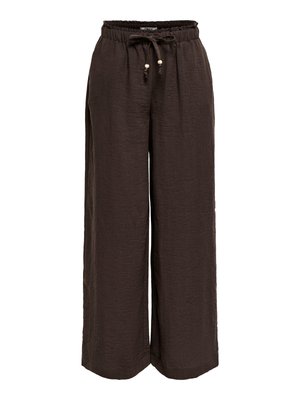 ONLY, HOSE MIT WEITEM BEINSCHNITT ONLEMMIA WEITER BEINSCHNITT HOSE MIT WEITEM  - Pantalon classique - coffee bean