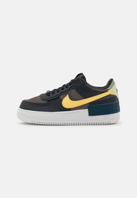 AIR FORCE 1 SHADOW - Sapatilhas - offnoir/saturn gold/atomic green/summit white/olive auraoil/green