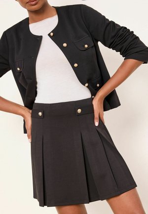 REGULAR FIT - A-lõikeline seelik - black