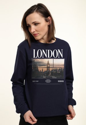 NEXT STOP LONDON - Sudadera - navy blue