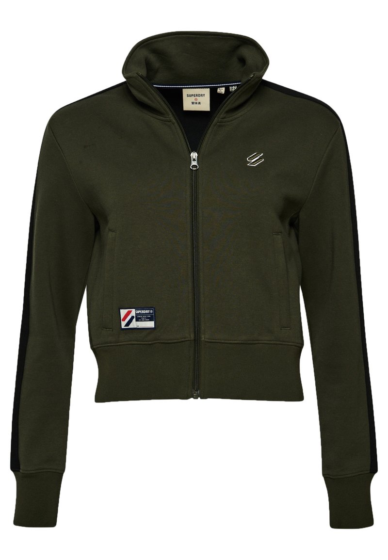 Superdry & Co Sweater met rits groen