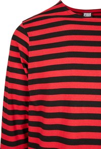 Urban Classics STRIPE LS - Ilgarankovis viršutinės dalies drabužis - red