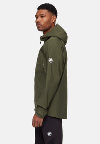 Mammut CRATER HOODED JACKET MEN - Hardshell-jakke - dark marsh